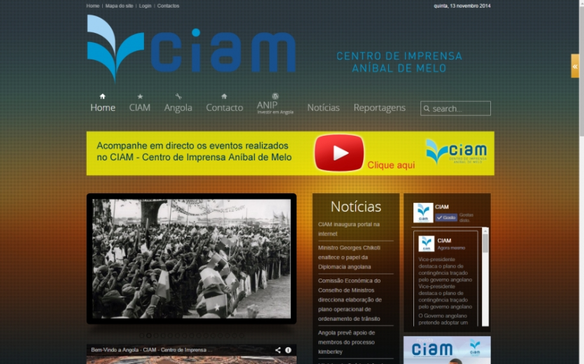 CIAM inaugura hoje o portal na internet