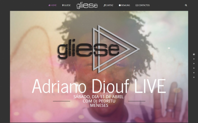 Já está online o novo site do GlieseBar em Sesimbra