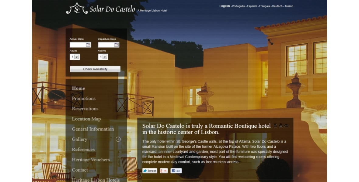 A estratégia online dos Hoteis Heritage VENCE os Prémios Excelência na Hotelaria 2013
